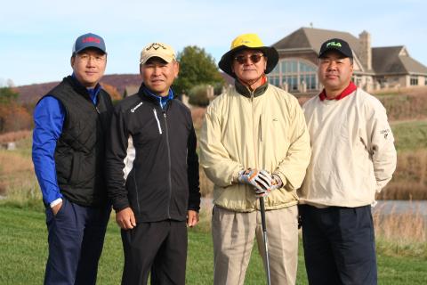 Korean Open Golf event at Ballyowen Golf Club.