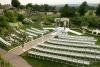 Wedding Garden ceremony space at Crystal Springs Country Club. 