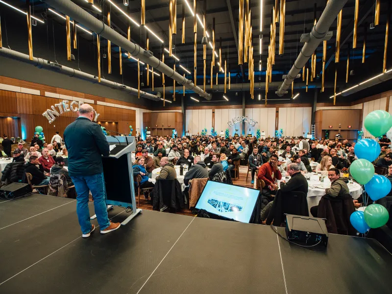 Meeting happening in The Canyon.