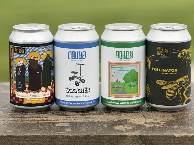 Alias Brew Works beer. 