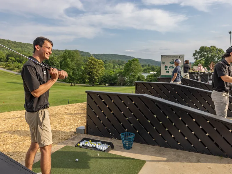 Black Bear trackman range. 