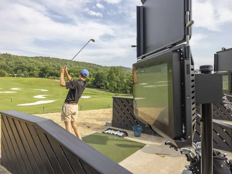 Black Bear trackman range.