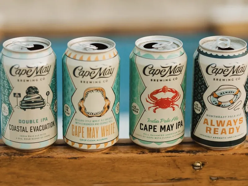 Cape May IPA cans