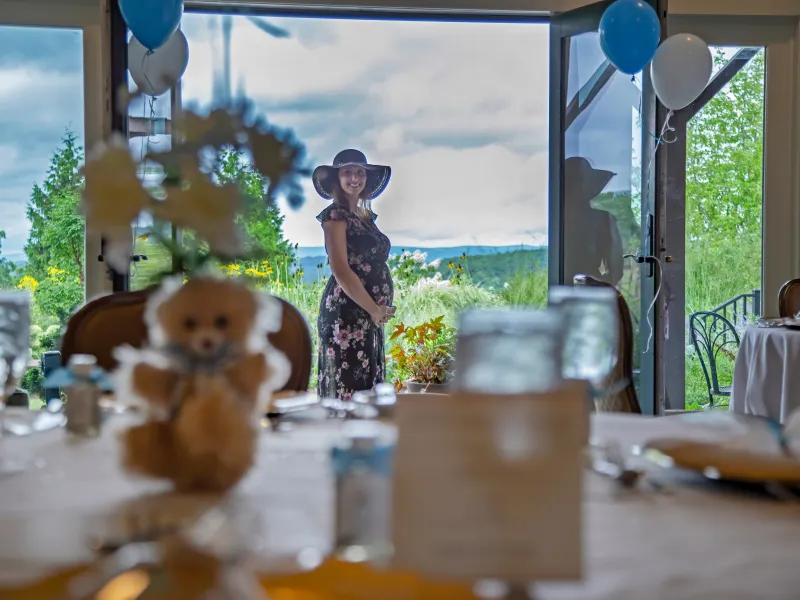 Happy Mother at Baby Shower