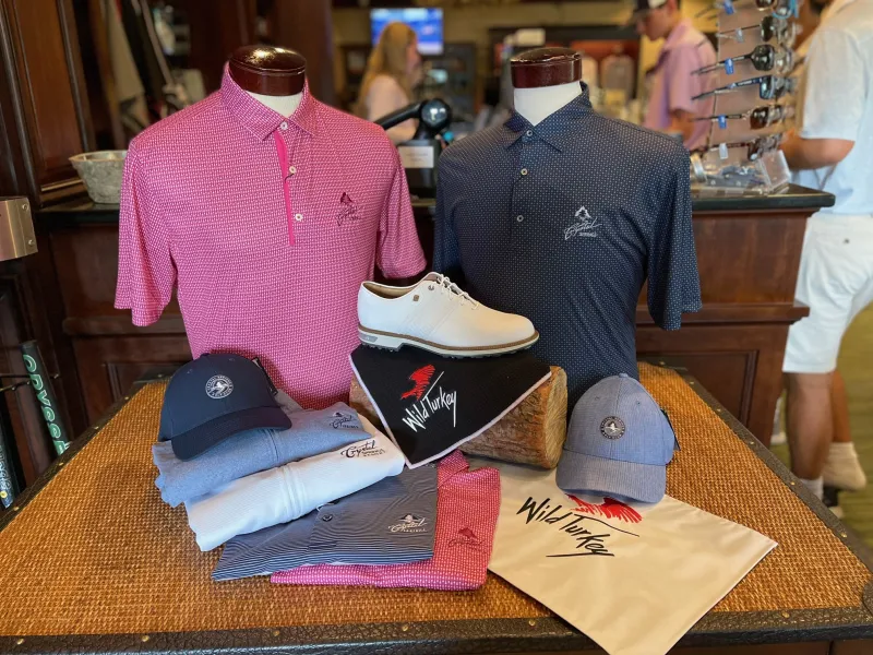 Crystal Springs and Wild Turkey merchandise