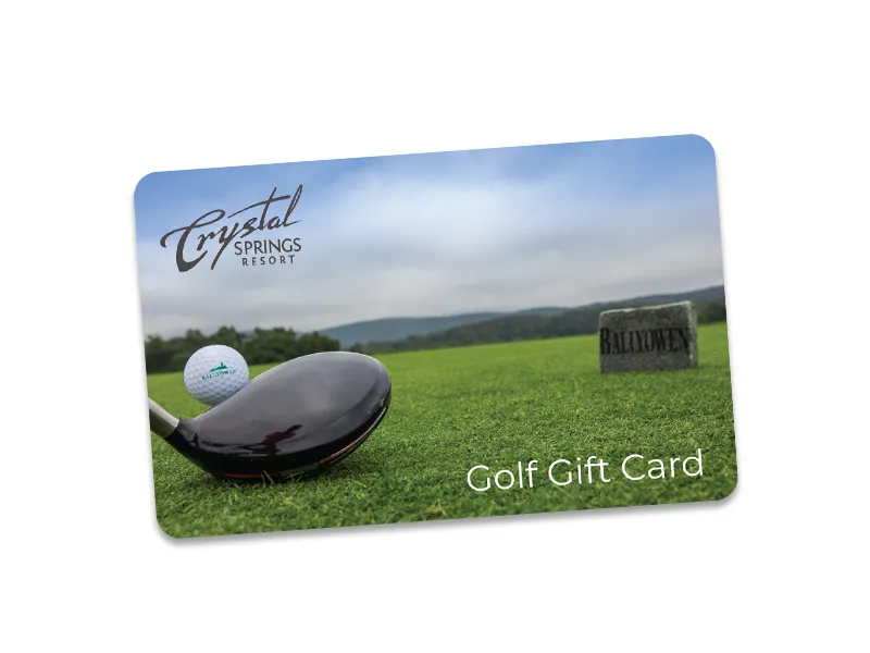 Golf gift card