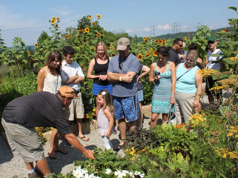 Tour of Chef's Garden at Crystal Springs Resort in NJ